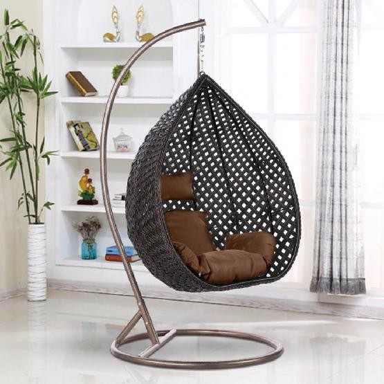 Кресло Подвесное из искусственного ротанга AFM-250B-L Brown купить в Кургане
