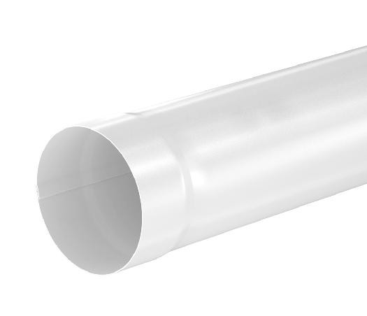 Водосток Aquasistem, система 150/100 - Труба водосточная 1.00м RAL 9003 Белый купить в Кургане