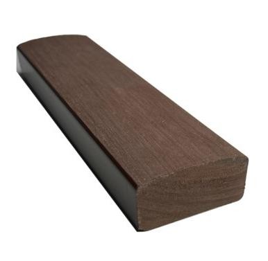Лавочный брус Ecodecking Некст полнотелый брашированный 70х35 шоколад купить в Кургане