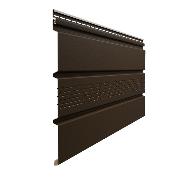 Софит Элит с центральной перфорацией Коричневый (темный дуб) купить в Кургане