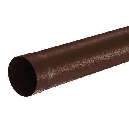 Водосток Aquasistem, Система 150/100 - Труба водосточная 1.00м RAL 8017 Коричневый matt купить в Кургане