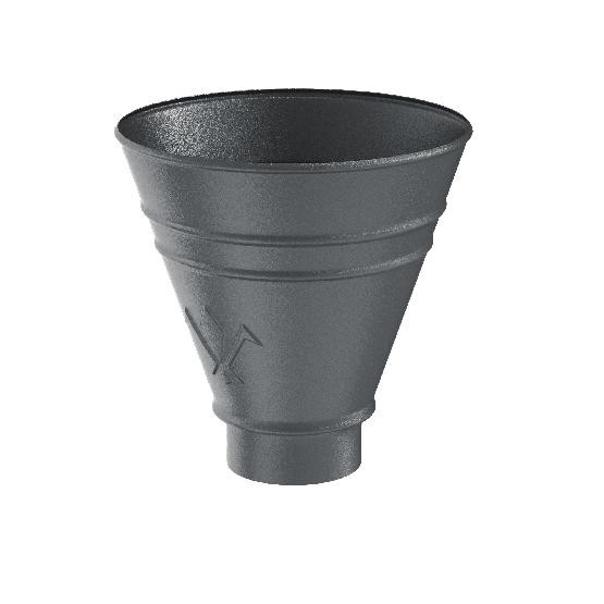 Водосток Aquasistem, Система 150/100 - Воронка водосборная круглая RR 23 Маренго matt купить в Кургане