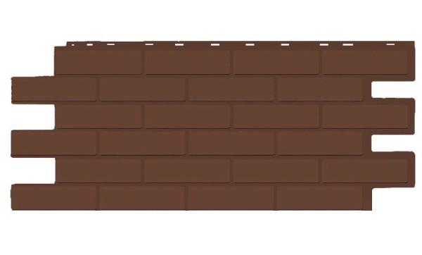 Фасадная панель T-Siding Кирпич Модерн Эко Браун купить в Кургане