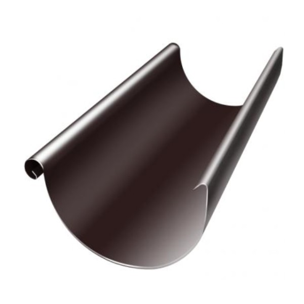 Водосток Grand Line 125x90 – Желоб 3м RAL 8017 купить в Кургане