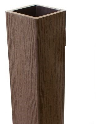 Столб опорный Woodvex Co-Extrusion Темно - Коричневый купить в Кургане