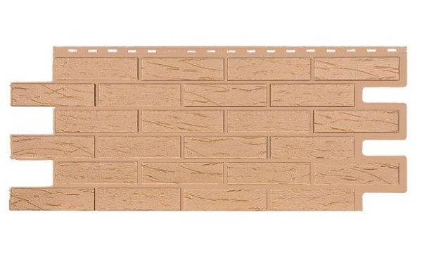 Фасадная панель T-Siding Кирпич Саман Эко Крем купить в Кургане