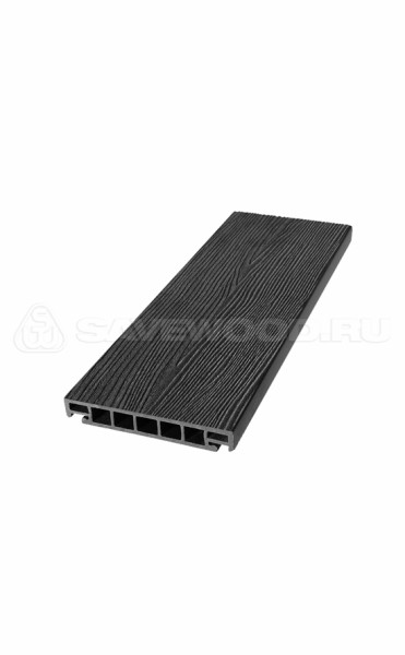 Террасная доска из ДПК SW Salix (S) (R) черный купить в Кургане