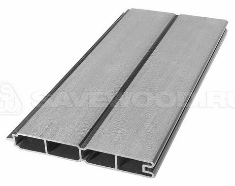Заборный профиль из ДПК Savewood SW Agger матовый пепельный купить в Кургане